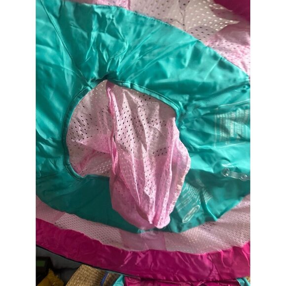 SwimWays Baby Spring Inflatable Round Pool Float w/ Protective Sun Canopy - Picture 6 of 11